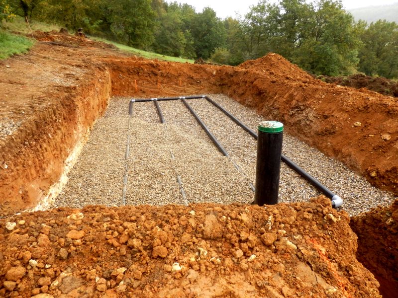 Leach Field Installation in San Antonio, TX